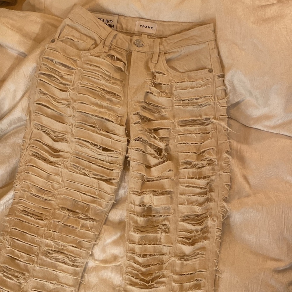 Frame Designer Ripped Jeans - Picture 3 of 4
